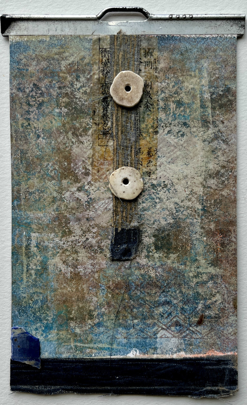 SOLD: Through the Clouds: Original Mixed Media Art