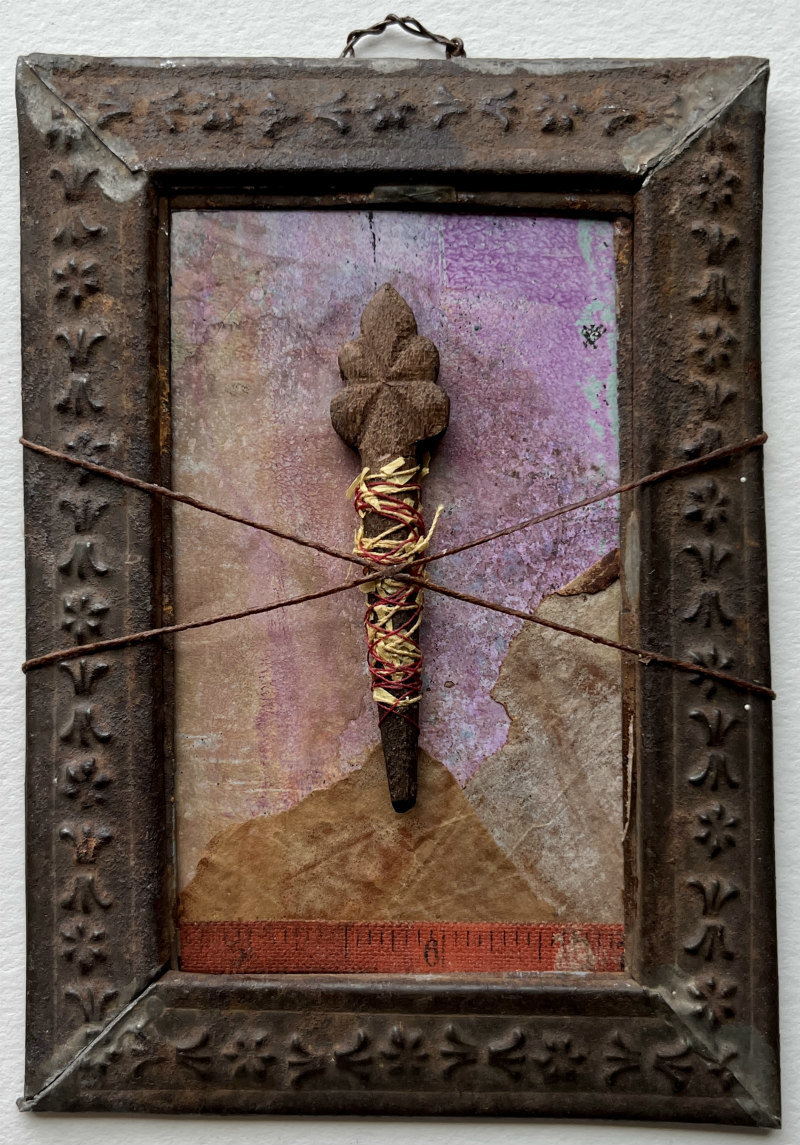 SOLD: The Power of Embrace: Original Mixed Media Art