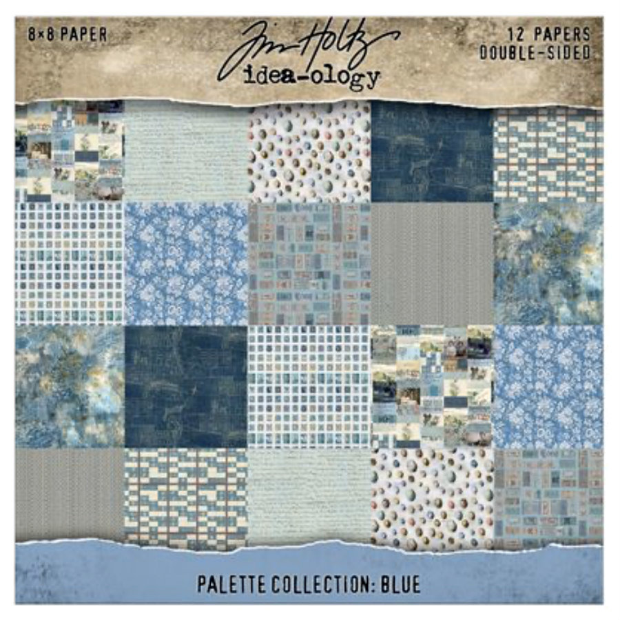Tim Holtz Palette Paper: Blue