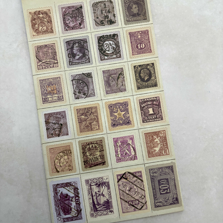 RESTOCKED: Tim Holtz Sticker Book Postmarked