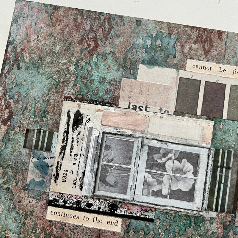 SOLD: To The End: Original Mixed Media Art