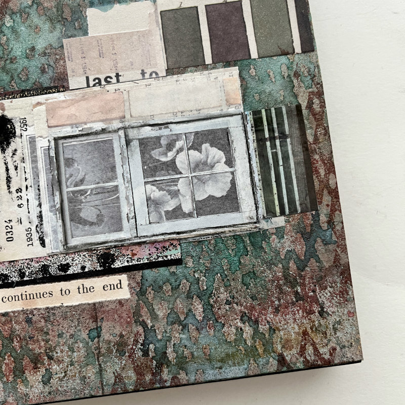 SOLD: To The End: Original Mixed Media Art