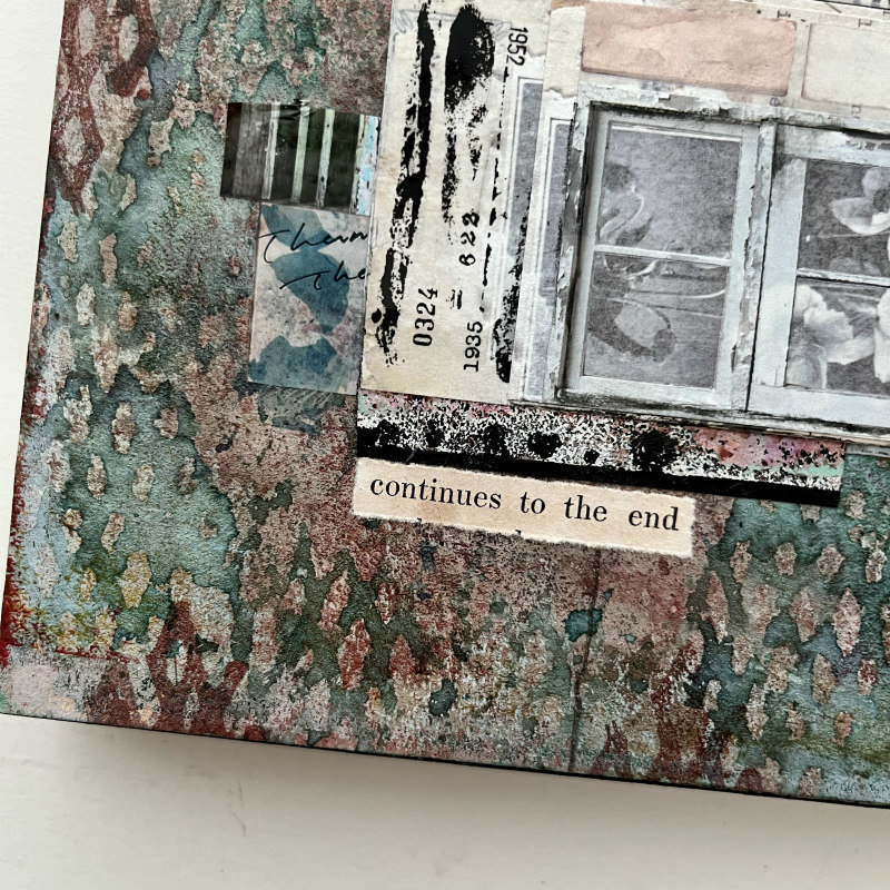 SOLD: To The End: Original Mixed Media Art