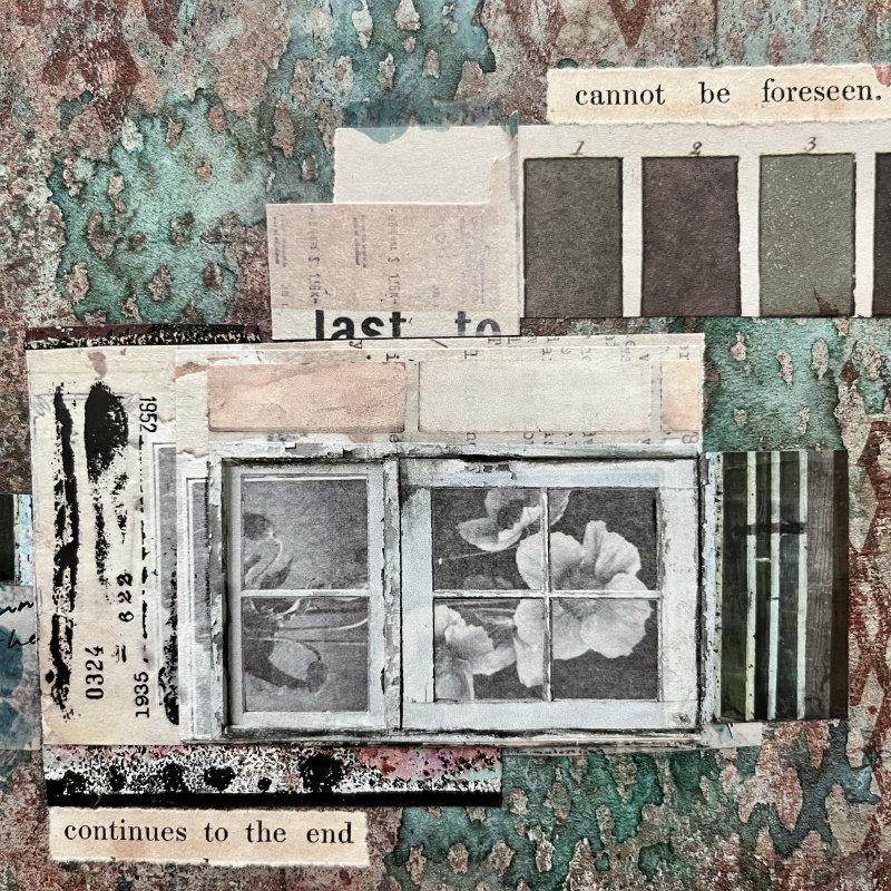 SOLD: To The End: Original Mixed Media Art