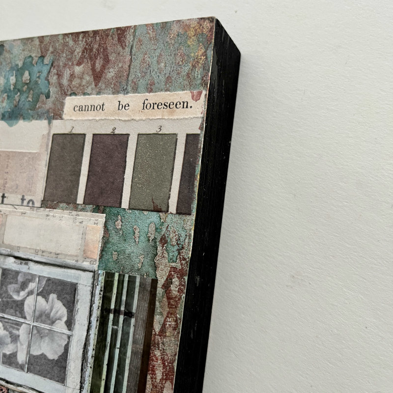SOLD: To The End: Original Mixed Media Art