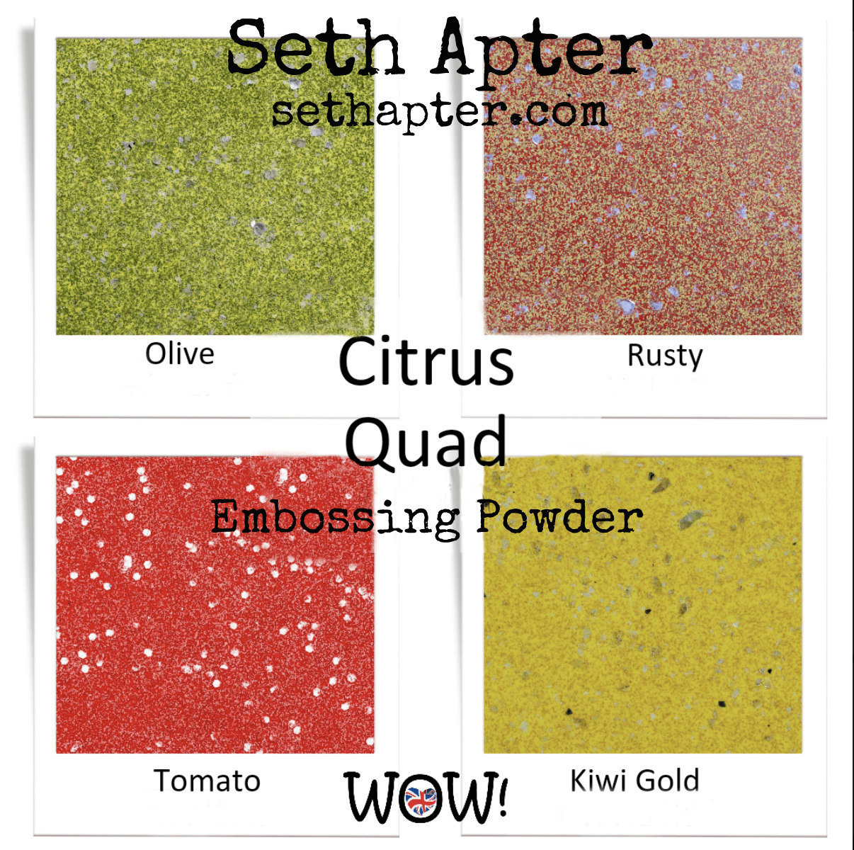 WOW Embossing Powder QUAD: Citrus