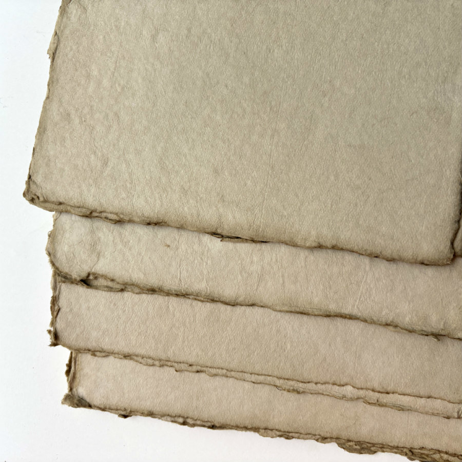 RESTOCKED: Handmade Cotton Paper Set of 10: Wheat Toast