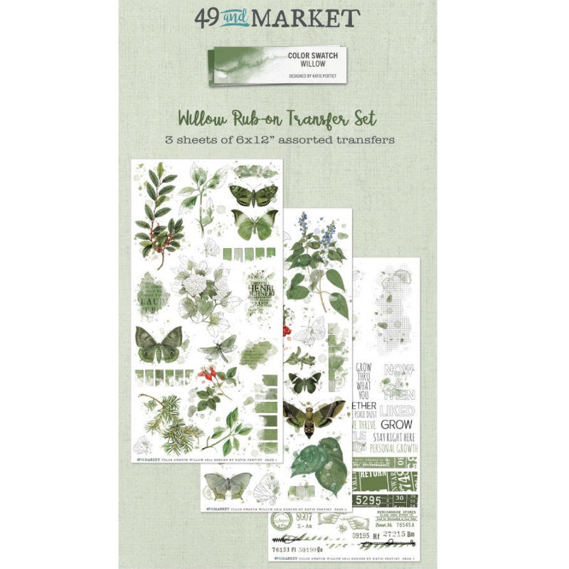 RESTOCKED: 49 and market Rub-On Set: Willow 