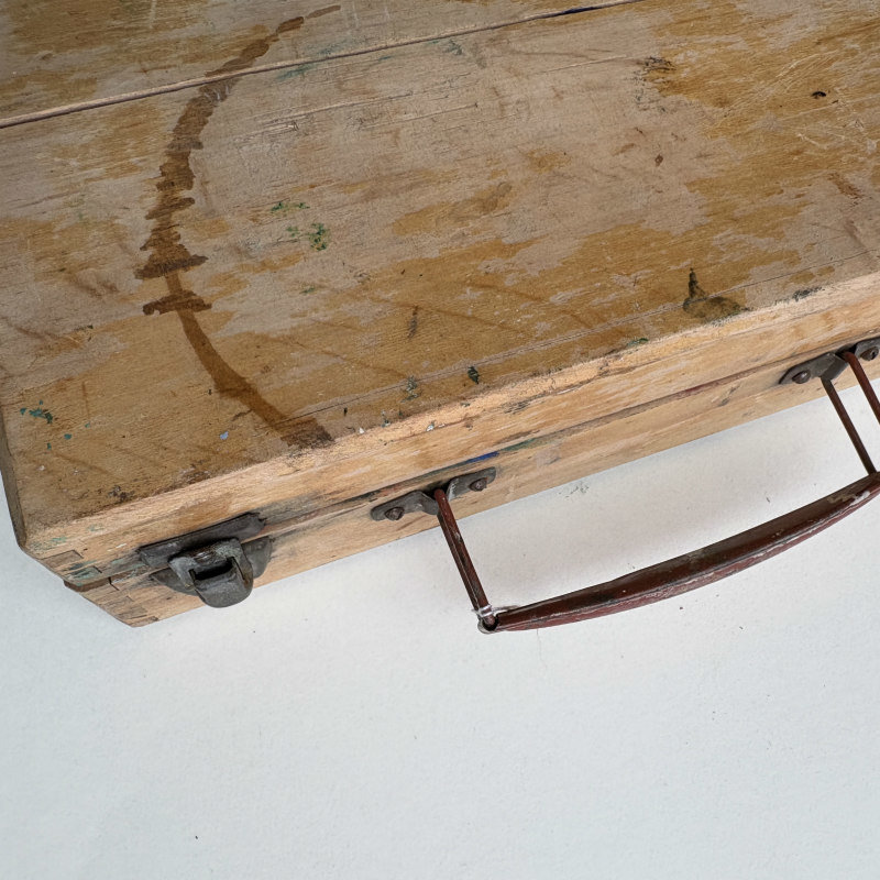 SOLD: Vintage Wooden Artist Paint Box