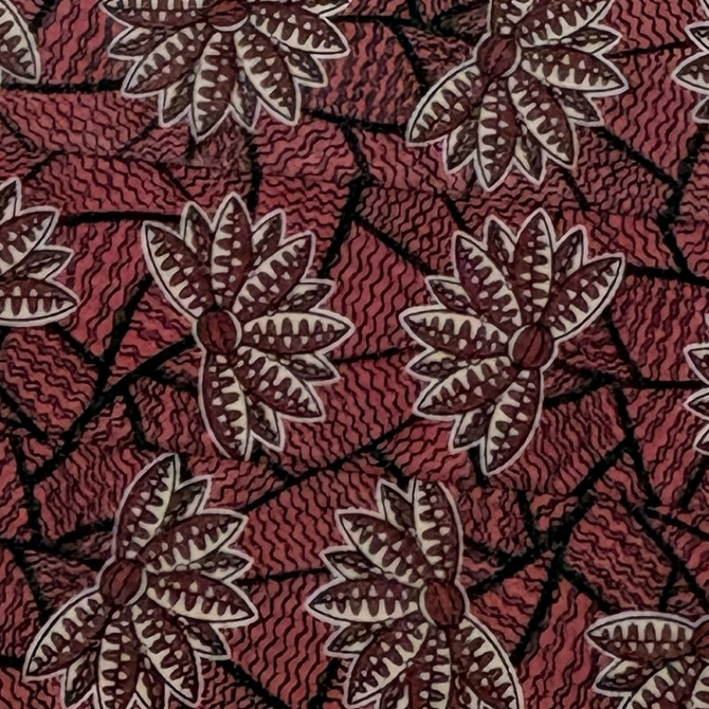 Pounded Yam Washi Tape: Red Blossom