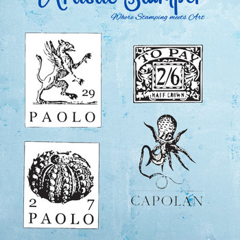 Nick Bantock Cling Rubber Stamp: 26/27/29+8