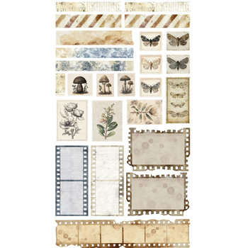 49 and Market Cello Tape Stickers: Faded Memory Lane 