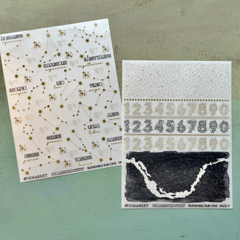 49 and Market Starlight Dreams Rub-Ons: Constellations