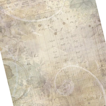 7 Dots Studio Rice Paper: Botanica Weathered Notes