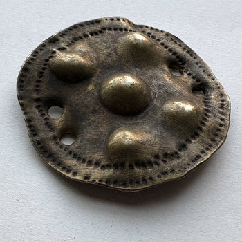 Ethiopian Antique Brass Medallion 