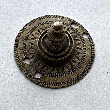 Ethiopian Antique Brass Medallion 