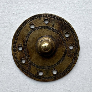 Ethiopian Antique Brass Medallion 