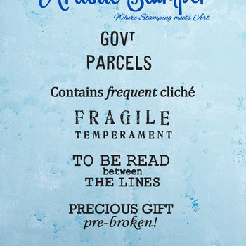 Nick Bantock Cling Rubber Stamp Set: Between the Lines