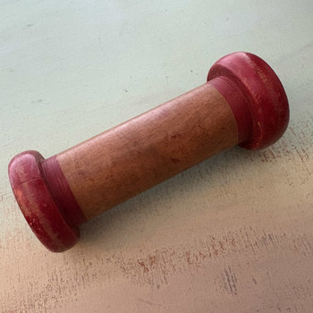 SOLD: Large Vintage Spool: Red