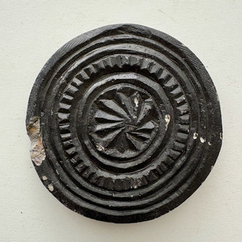 SOLD: Carved Stone Biscuit Mold: 3