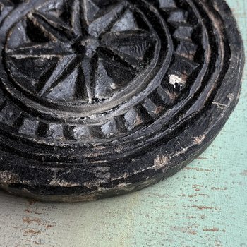 SOLD: Carved Stone Biscuit Mold: 1