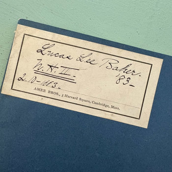 1880-1883 Harvard Blue Book: N.H. II #1