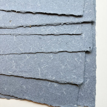 RESTOCKED: Natural Handmade Paper: Denim Jeans