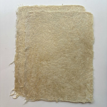 RESTOCKED: Natural Handmade Paper: Milkweed Fluff