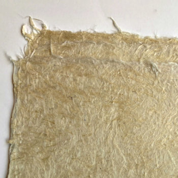 RESTOCKED: Natural Handmade Paper: Milkweed Fluff