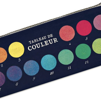 Zippered Pouch Small: Tableau De Couleur