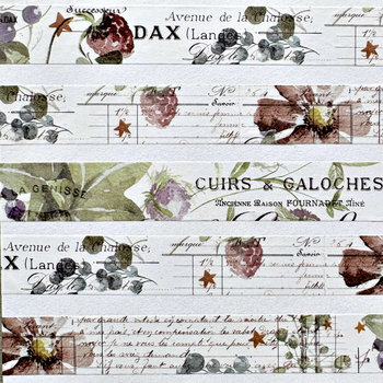 French Floral Ephemera Washi Tape