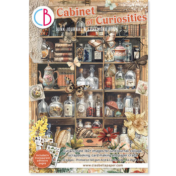 Ciao Bella Junk Journal Ephemera Book: Cabinet of Curiosities