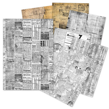 Ciao Bella Tissue Paper Pack: Newspapers