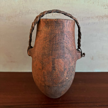 SOLD: East African Wooden Container 