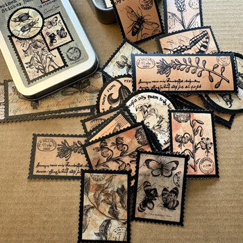 CoraCreaCrafts Specimen Sticker Tin