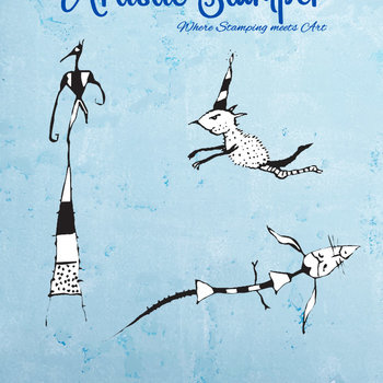 Nick Bantock Cling Rubber Stamp Set: Friendlies
