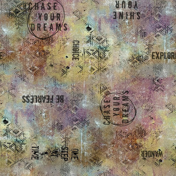 FreeSpirit One Layer Away Fabric ½ Yard+: Affirmations