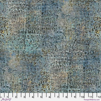FreeSpirit One Layer Away Fabric ½ Yard+: Lots of Letters