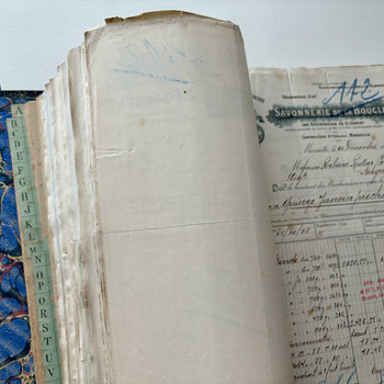 NEW: Antique French Ephemera & Receipts: Set of 7
