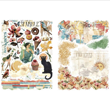 Graphic 45 Rub-On Set: Journaling Through Time