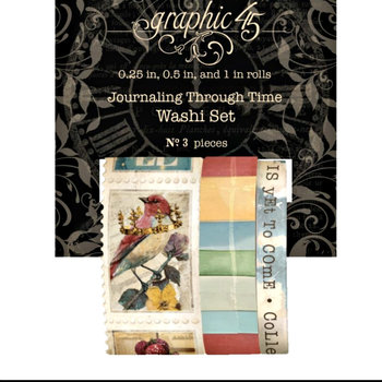 Graphic 45 Washi Tape Set: Journaling Through Time