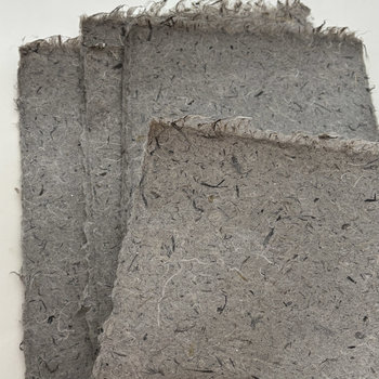 Natural Handmade Paper: Milkweed Fiber Winter Harvest