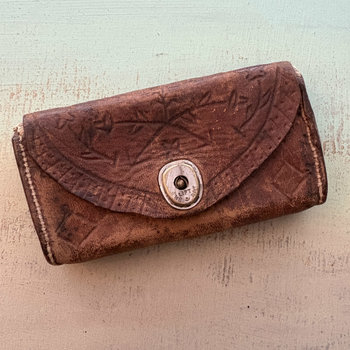 SOLD: Antique Leather Pouch
