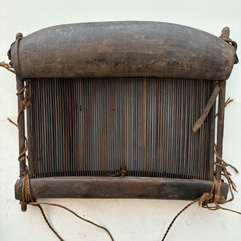 SOLD: Antique West African Loom Beater for Baule Weaving