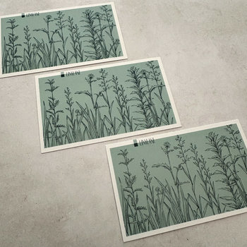 Botanical Collage Cards: Green Grass