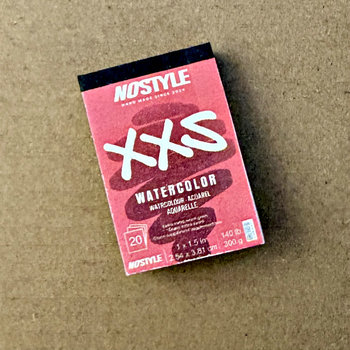 Nostyle MINI Watercolor Pad: 1 x 1.5 inches