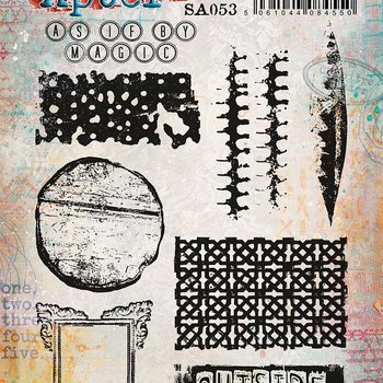 PaperArtsy 53 Cling Rubber Stamp Set