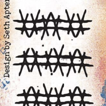 PaperArtsy Mini 122 Cling Rubber Stamp