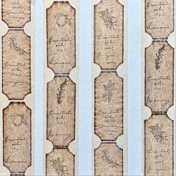 NEW: Papier Platz Washi Tape: Oil Label Beige