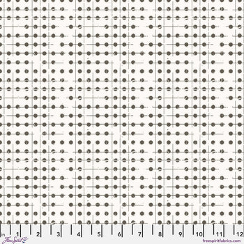 Seth Apter FreeSpirit Stamped Fabric 1/2 Yard Cut: Dot Plot